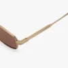 Ochelari de soare metalici în nuanța Gold Honey Havana Ochelari de soare metalici în nuanța Gold Honey Havana