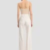 Pantaloni Alina în culoarea os Pantaloni Alina în culoarea os