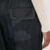 Pantaloni cargo cu imprimeu floral în albastru închis Pantaloni cargo cu imprimeu floral în albastru închis
