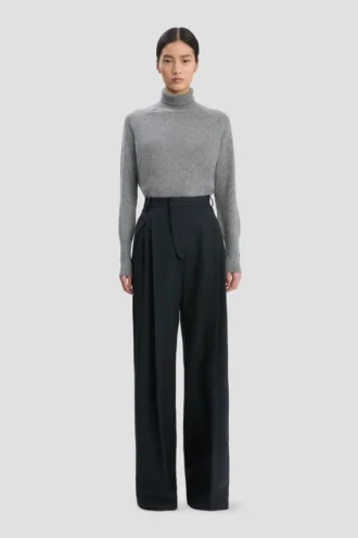 Pantaloni Charlee în culoarea midnight