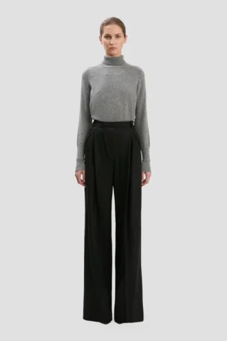 Pantaloni Charlee în negru