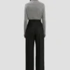 Pantaloni Charlee în negru Pantaloni Charlee în negru