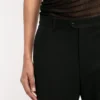 Pantaloni clasici croiți în negru Pantaloni clasici croiți în negru