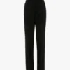 Pantaloni croiți cu croi drept, negri Pantaloni croiți cu croi drept, negri
