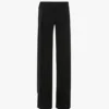 Pantaloni cu bandă din satin, negri Pantaloni cu bandă din satin, negri