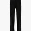 Pantaloni cu croi curbat, negri Pantaloni cu croi curbat, negri