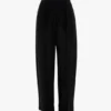 Pantaloni cu croi larg, de culoare bleumarin Pantaloni cu croi larg, de culoare bleumarin