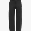 Pantaloni jogger cu logo brodat, negri Pantaloni jogger cu logo brodat, negri