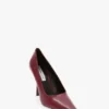 Pantofi cu toc stiletto The Victoria 100 din piele burgundă Pantofi cu toc stiletto The Victoria 100 din piele burgundă