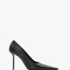Pantofi cu toc stiletto The Victoria 100 din piele neagră Pantofi cu toc stiletto The Victoria 100 din piele neagră