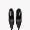 Pantofi cu toc stiletto The Victoria 100 din piele neagră Pantofi cu toc stiletto The Victoria 100 din piele neagră