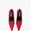 Pantofi cu toc stiletto The Victoria 100 din piele roșie Pantofi cu toc stiletto The Victoria 100 din piele roșie