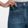 Portcard tip plic din piele albastru închis cu imprimeu de crocodil Portcard tip plic din piele albastru închis cu imprimeu de crocodil