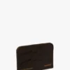 Portcard tip plic din piele cu imprimeu de crocodil în nuanța espresso Portcard tip plic din piele cu imprimeu de crocodil în nuanța espresso