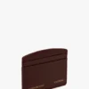 Portcard Victoria din piele burgund Portcard Victoria din piele burgund