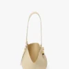Portofino Dia Clutch din piele de culoare ivoriu Portofino Dia Clutch din piele de culoare ivoriu