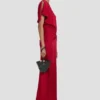 Portofino dia clutch din piele neagră Portofino dia clutch din piele neagră