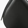 Portofino dia clutch din piele neagră Portofino dia clutch din piele neagră