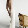 Rochie cami din dantelă, culoare ivoriu Rochie cami din dantelă, culoare ivoriu