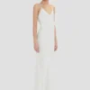 Rochie cami din dantelă în culoarea magneziu Rochie cami din dantelă în culoarea magneziu