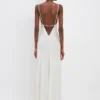Rochie cami lungă până la podea, de culoare ivoriu Rochie cami lungă până la podea, de culoare ivoriu