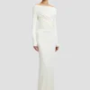 Rochie cu umerii goi, de culoare ivoriu Rochie cu umerii goi, de culoare ivoriu
