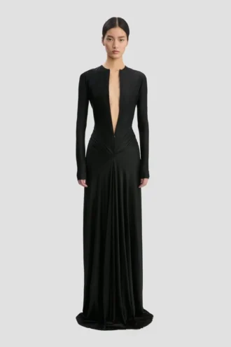Rochie decupată în negru