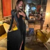 Rochie decupată în negru