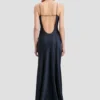 Rochie drapată din dantelă, culoare midnight Rochie drapată din dantelă, culoare midnight
