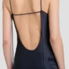 Rochie drapată din dantelă, culoare midnight Rochie drapată din dantelă, culoare midnight
