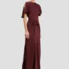 Rochie Isabella în culoarea burgund Rochie Isabella în culoarea burgund
