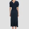 Rochie midi Bela în albastru închis