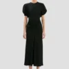 Rochie midi Bela în negru Rochie midi Bela în negru