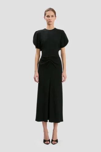 Rochie midi Bela în negru