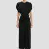 Rochie midi Bela în negru Rochie midi Bela în negru