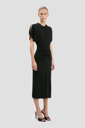 Rochie midi Bela în negru