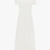 Rochie midi Blaire în culoarea ivoriu Rochie midi Blaire în culoarea ivoriu