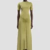 Rochie midi Blaire în verde Rochie midi Blaire în verde