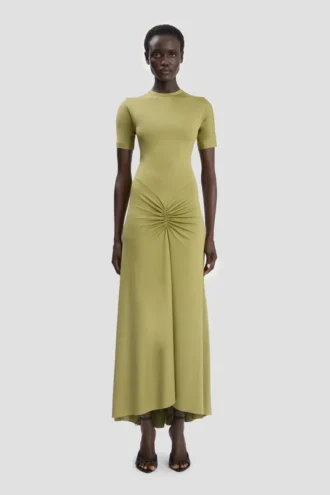 Rochie midi Blaire în verde Rochie midi Blaire în verde