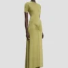 Rochie midi Blaire în verde Rochie midi Blaire în verde