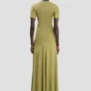 Rochie midi Blaire în verde Rochie midi Blaire în verde