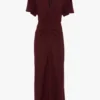 Rochie midi Eve în culoarea burgund Rochie midi Eve în culoarea burgund