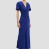 Rochie midi Eve în indigo strălucitor Rochie midi Eve în indigo strălucitor