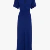 Rochie midi Eve în indigo strălucitor Rochie midi Eve în indigo strălucitor