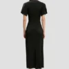 Rochie midi Eve în negru Rochie midi Eve în negru