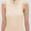 Rochie midi Mira în culoarea nisip Rochie midi Mira în culoarea nisip