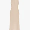Rochie midi Mira în culoarea nisip Rochie midi Mira în culoarea nisip