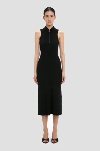 Rochie midi Mira în negru