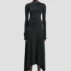Rochie midi neagră Rochie midi neagră