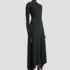 Rochie midi neagră Rochie midi neagră
